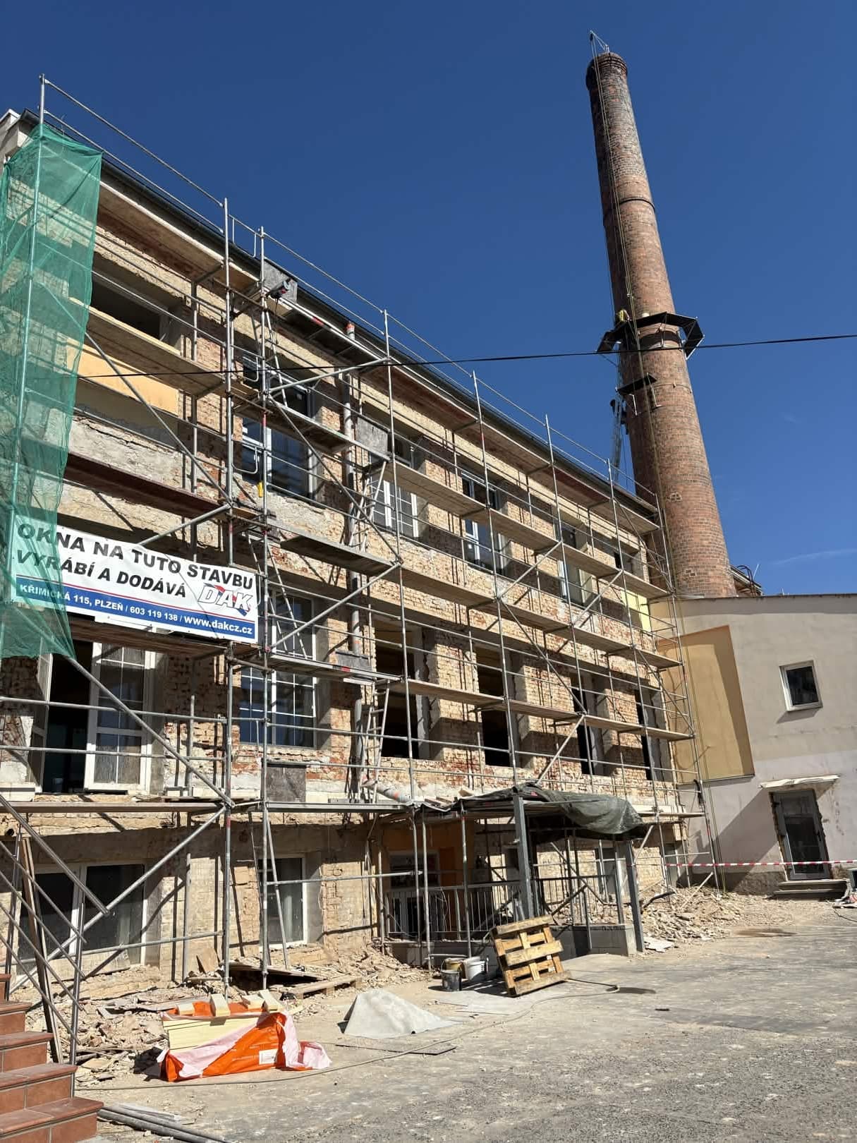 Rekonstrukce T7Gym — rekonstrukce exteriéru budovy